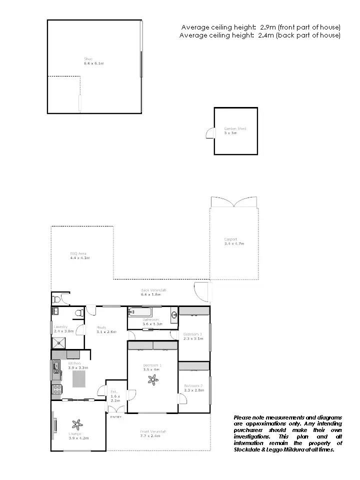 Floorplan of Homely house listing, 69 San Mateo Avenue, Mildura VIC 3500