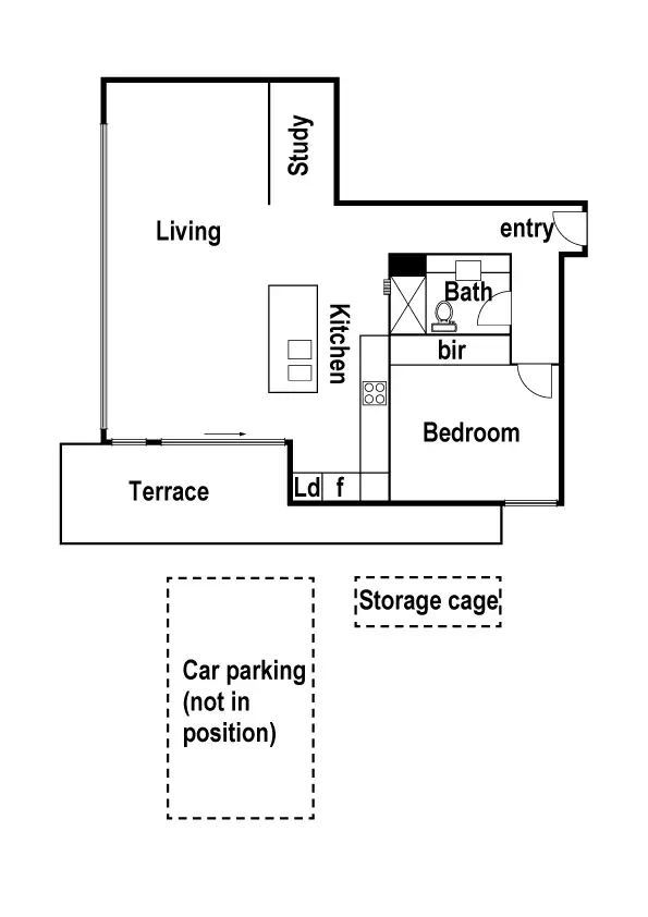 Floorplan of Homely apartment listing, 2/190 Mount Alexander Road, Travancore VIC 3032