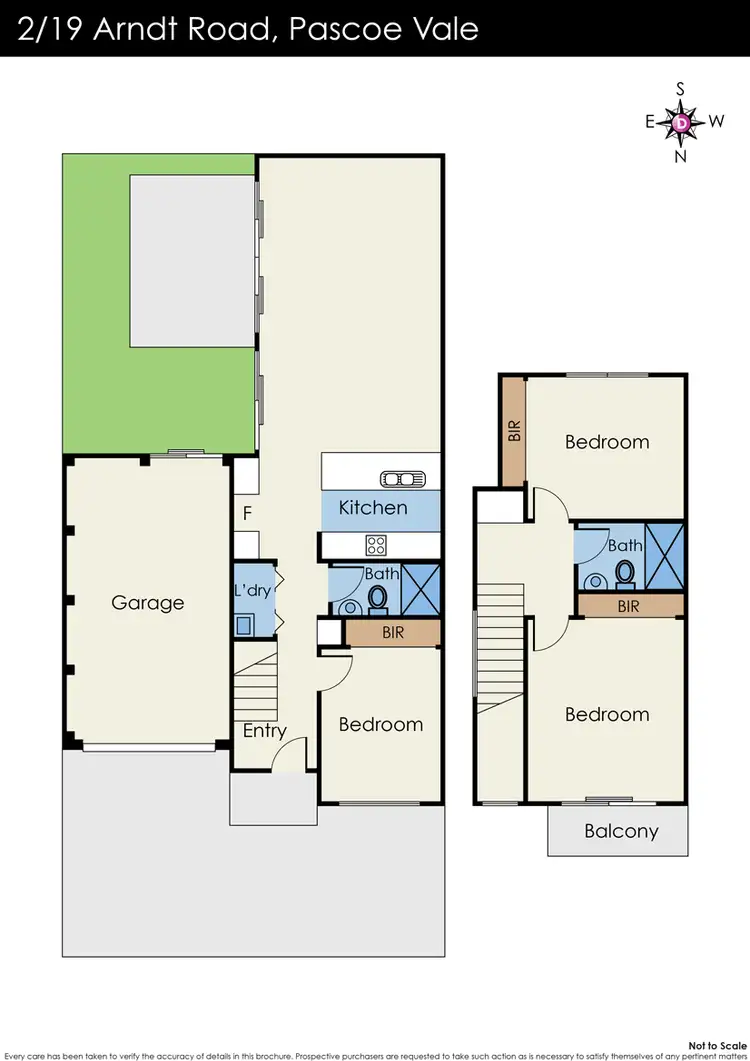 Floorplan of Homely townhouse listing, 2/19 Arndt Road, Pascoe Vale VIC 3044