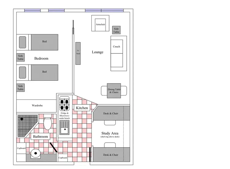 Floorplan of Homely apartment listing, 6319/570 Lygon Street, Carlton VIC 3053