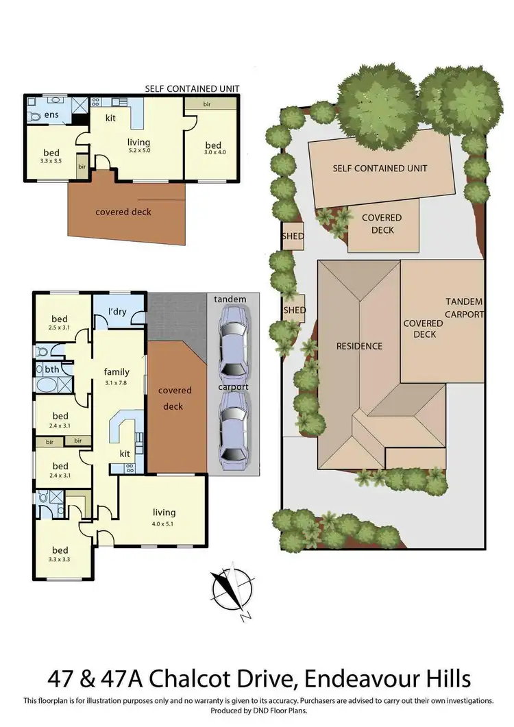 Floorplan of Homely land listing, 47 & 47A Chalcot Drive, Endeavour Hills VIC 3802
