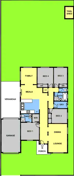 Floorplan of Homely house listing, 29 Hare Street, Fawkner VIC 3060