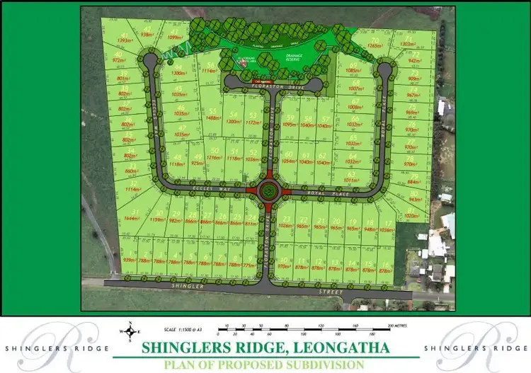 Floorplan of Homely land listing, Lot 67 SHINGLERS RIDGE, Leongatha VIC 3953