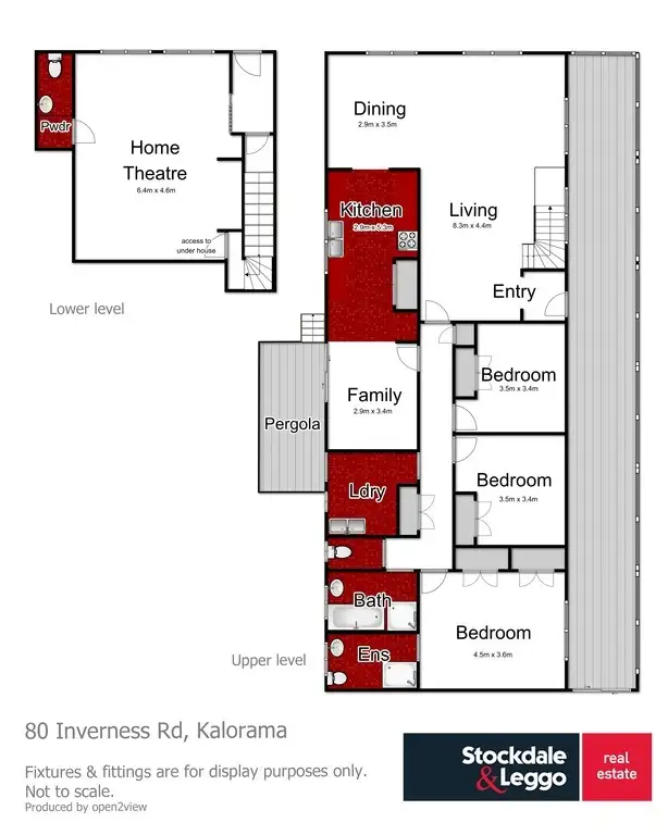 Floorplan of Homely house listing, 80 Inverness Road, Kalorama VIC 3766