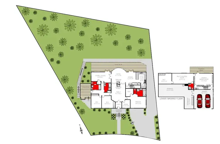 Floorplan of Homely house listing, 10 Pinnacle Close, Highton VIC 3216