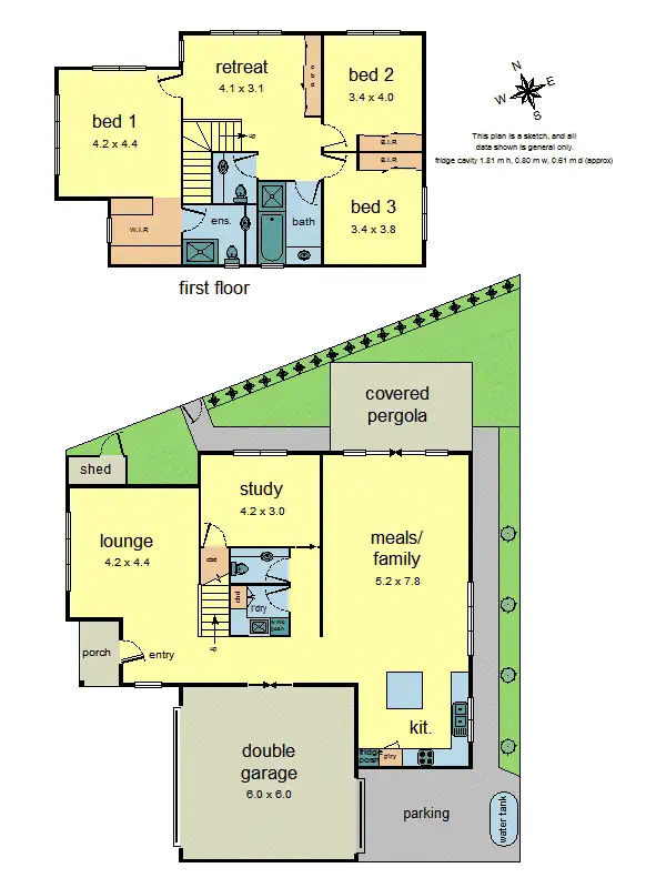 Floorplan of Homely house listing, 4/25 Vinter Avenue, Croydon VIC 3136