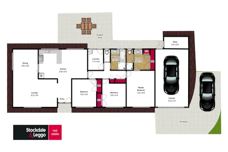 Floorplan of Homely house listing, 9 Bridle Road, Morwell VIC 3840