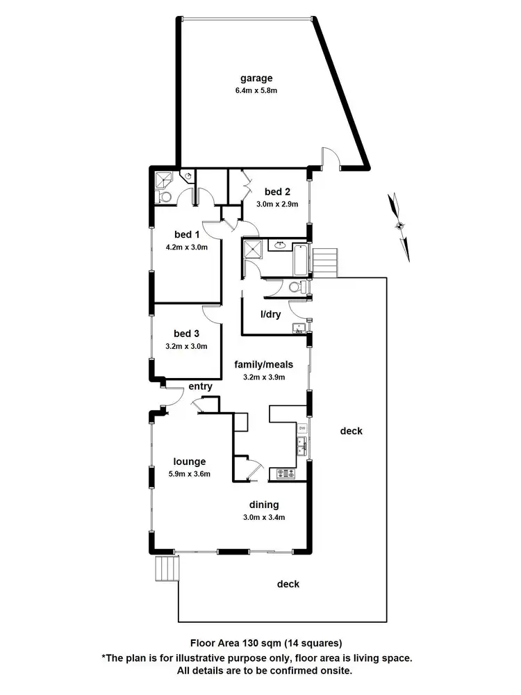 Floorplan of Homely house listing, 5 Meadowvale Court, Lilydale VIC 3140
