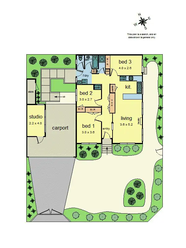 Floorplan of Homely house listing, 1/7 Fortuna Avenue, Croydon VIC 3136