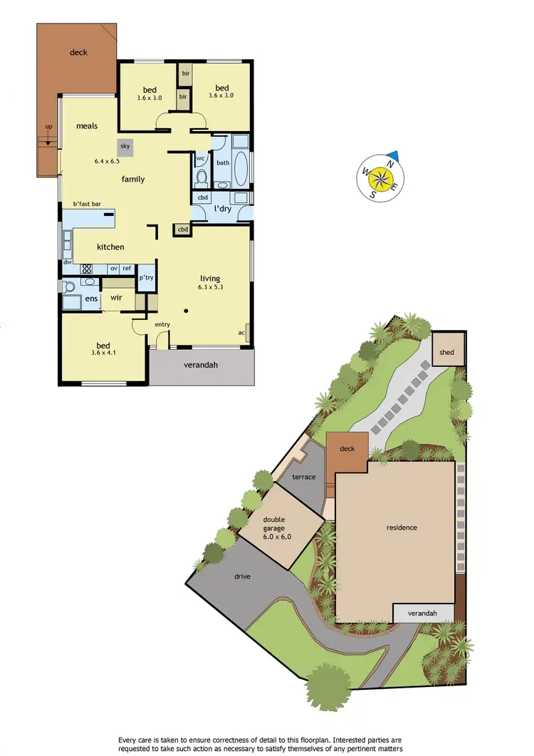 Floorplan of Homely house listing, 1 Rex Court, Somerville VIC 3912