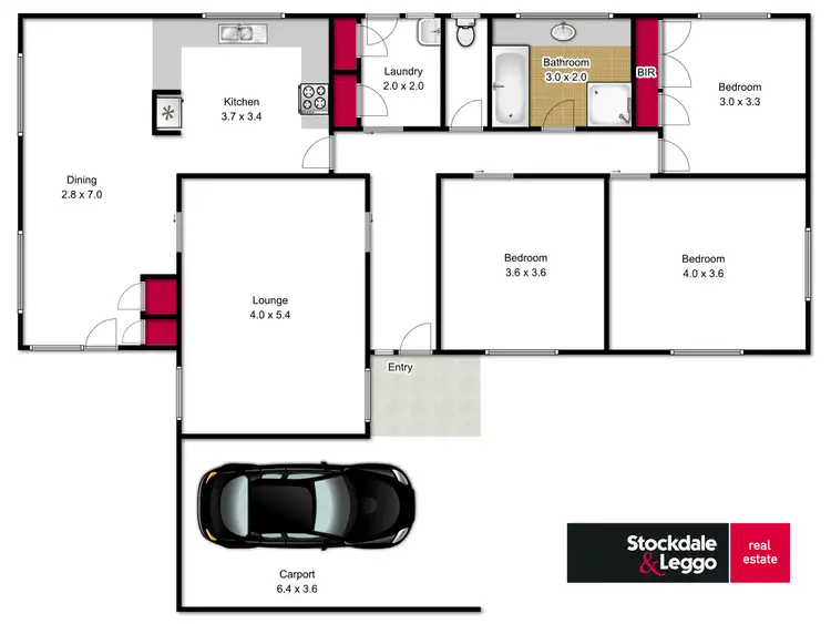 Floorplan of Homely house listing, 42 The Boulevard, Morwell VIC 3840