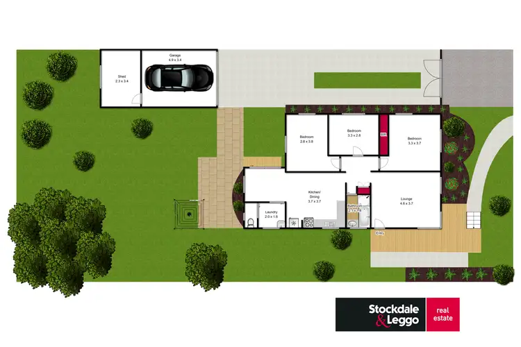 Floorplan of Homely house listing, 29 Donald Street, Morwell VIC 3840