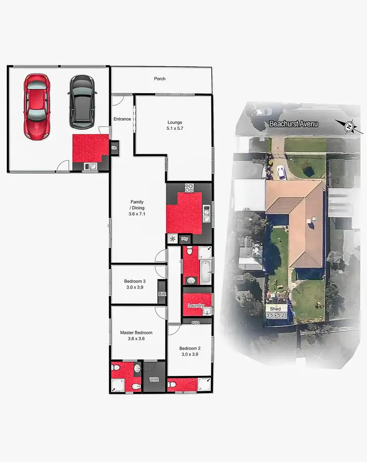 Floorplan of Homely house listing, 26 Beachurst Avenue, Dromana VIC 3936