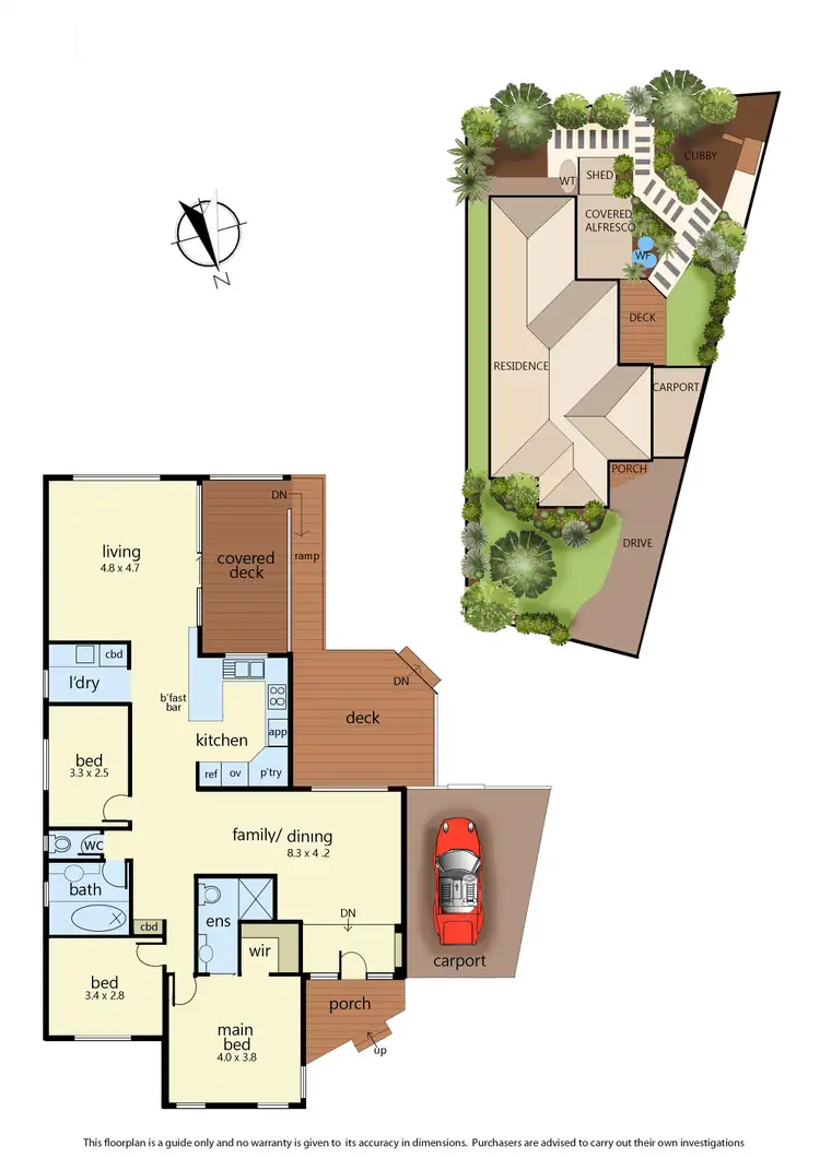 Floorplan of Homely house listing, 3 Leonard Drive, Somerville VIC 3912