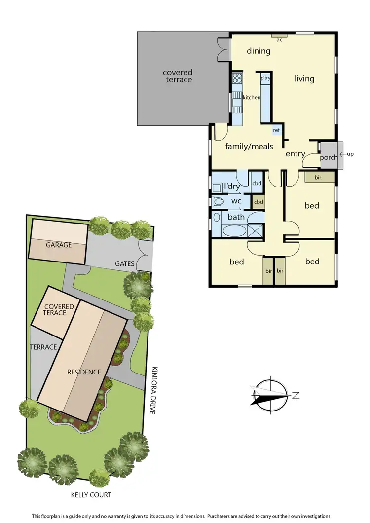Floorplan of Homely house listing, 13 Kelly Court, Somerville VIC 3912