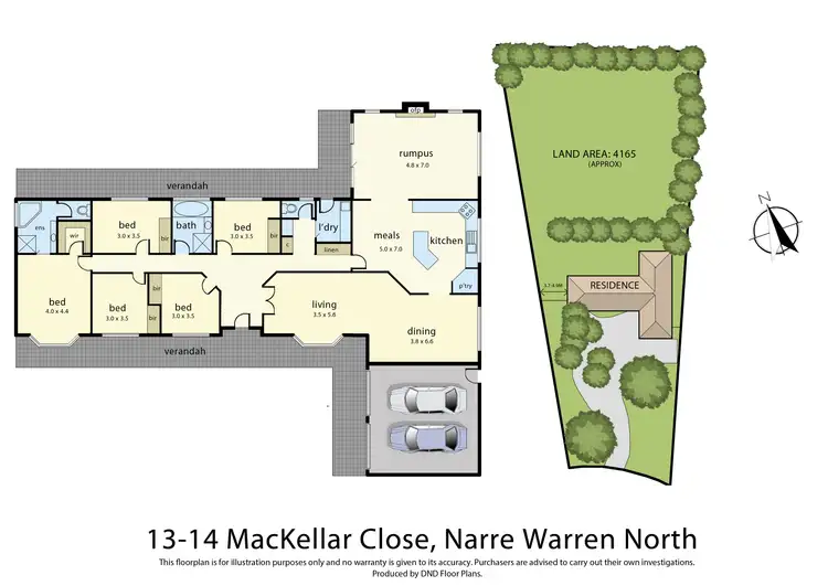 Floorplan of Homely land listing, 13-14 Mackellar Close, Narre Warren North VIC 3804
