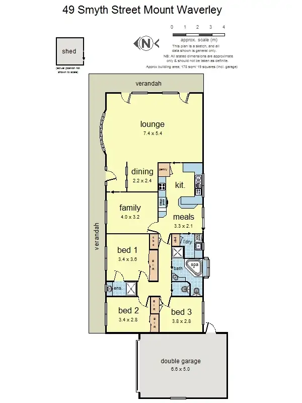 Floorplan of Homely house listing, 49 Smyth Street, Mount Waverley VIC 3149