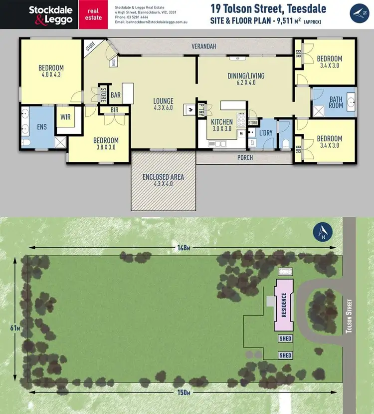 Floorplan of Homely house listing, 19 Tolson Street, Teesdale VIC 3328