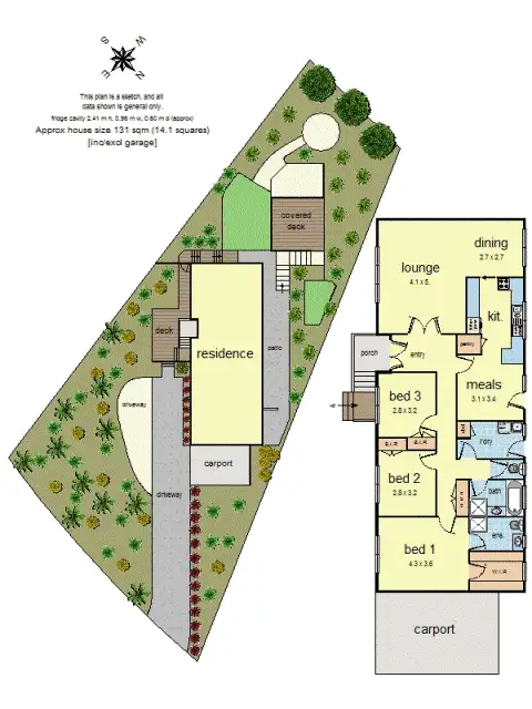 Floorplan of Homely house listing, 4 Landara Court, Mooroolbark VIC 3138