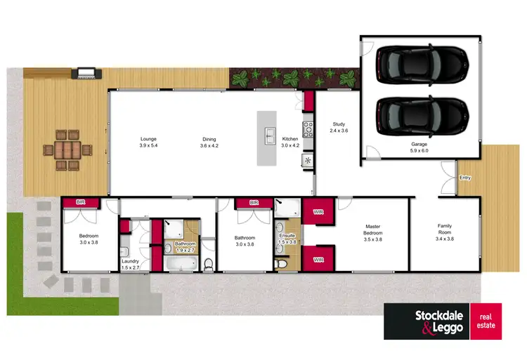Floorplan of Homely house listing, 33 Graduate Place, Traralgon VIC 3844