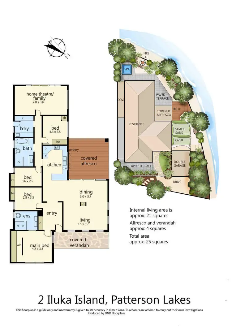 Floorplan of Homely house listing, 2 Iluka Island, Patterson Lakes VIC 3197