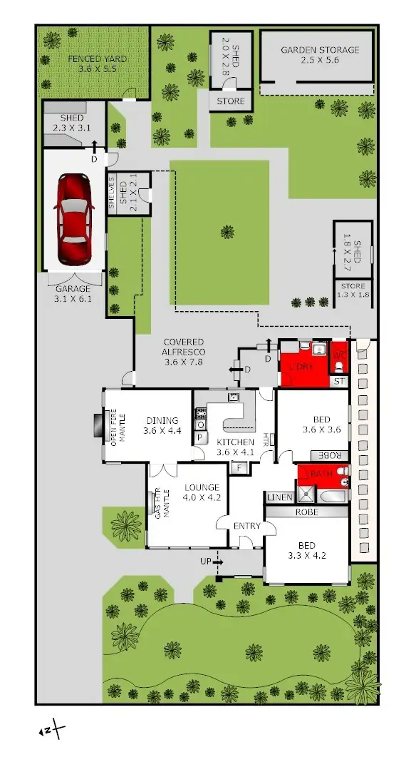 Floorplan of Homely house listing, 19 Warwick Street, Newtown VIC 3220