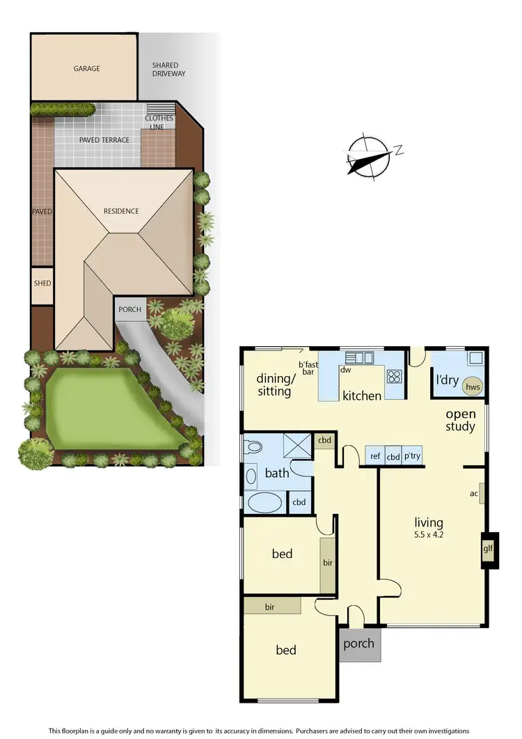 Floorplan of Homely house listing, 1, 16 Chicquita Avenue, Seaford VIC 3198