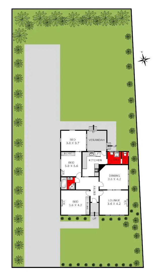 Floorplan of Homely house listing, 12 Roberts Road, Belmont VIC 3216