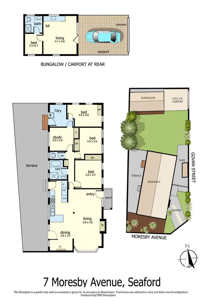 Floorplan of Homely house listing, 7 Moresby Avenue, Seaford VIC 3198