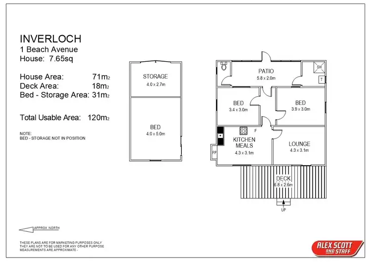 Floorplan of Homely house listing, 1 Beach Avenue, Inverloch VIC 3996