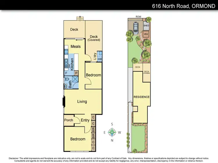 Floorplan of Homely house listing, 616 North Road, Ormond VIC 3204