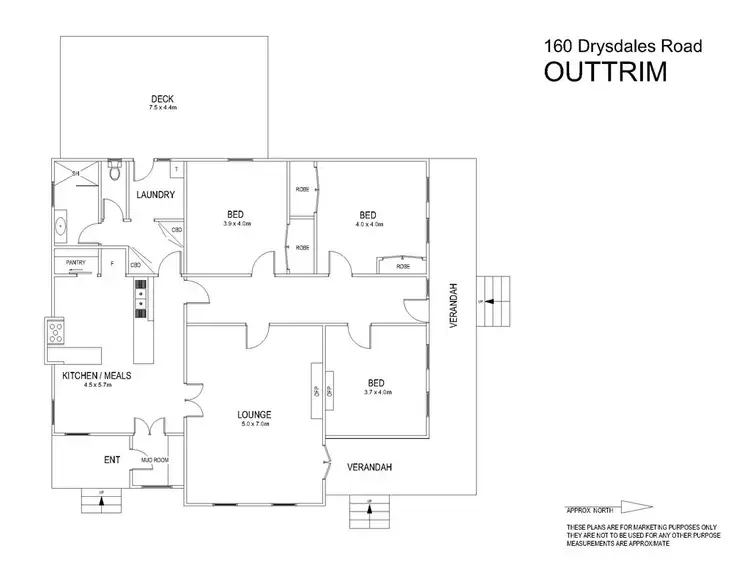 Floorplan of Homely house listing, 160 Drysdales Road, Outtrim VIC 3951