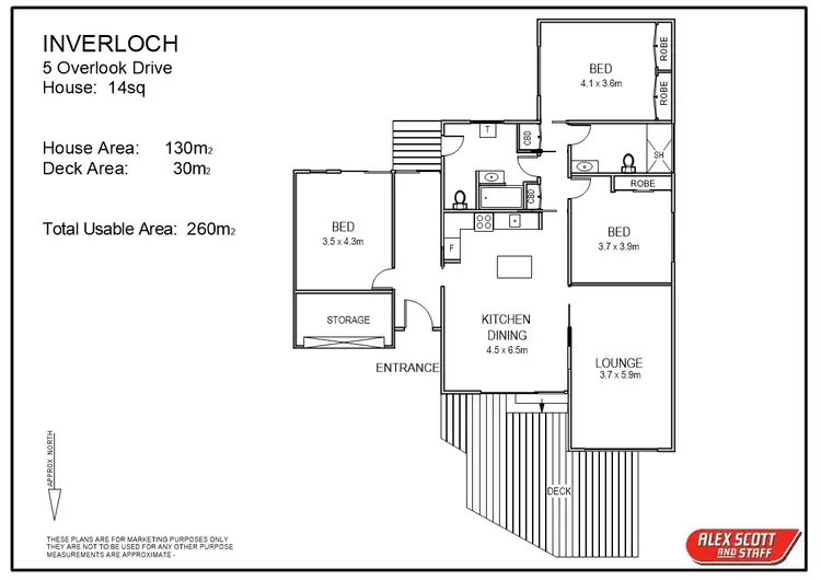 Floorplan of Homely house listing, 5 Overlook Drive, Inverloch VIC 3996