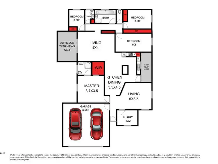 Floorplan of Homely house listing, 143 Harrington Road, Dennington VIC 3280