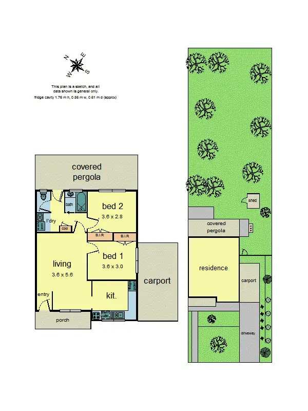 Floorplan of Homely unit listing, 32 Felix Grove, Mooroolbark VIC 3138