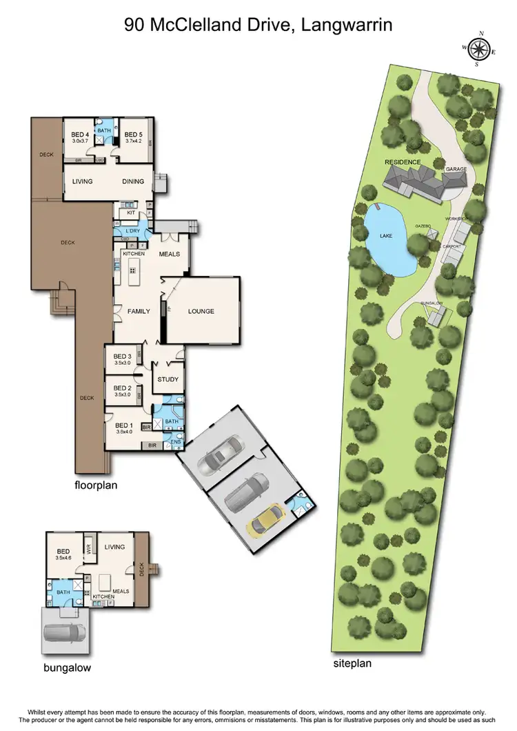 Floorplan of Homely rural property listing, 90 McClelland Drive, Langwarrin VIC 3910