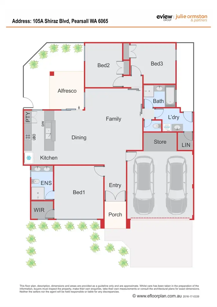 Floorplan of Homely house listing, 105A Shiraz Boulevard, Pearsall WA 6065