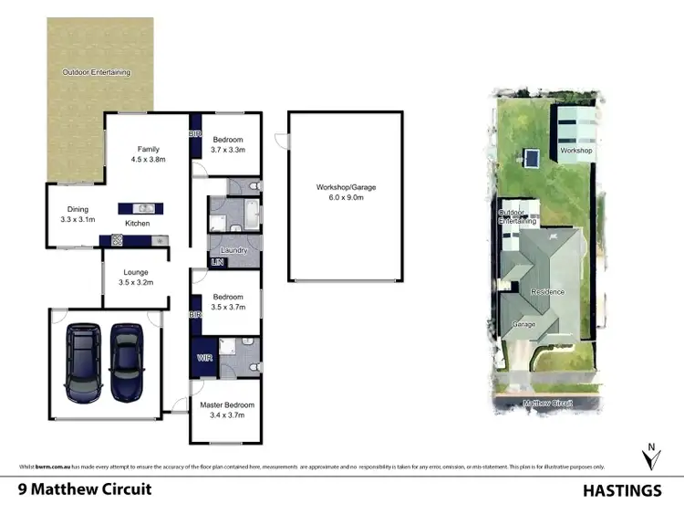 Floorplan of Homely land listing, 9 Matthew Circuit, Hastings VIC 3915