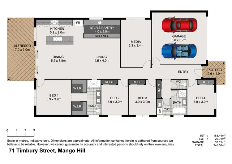 Floorplan of Homely house listing, 71 Timbury Street, Mango Hill QLD 4509