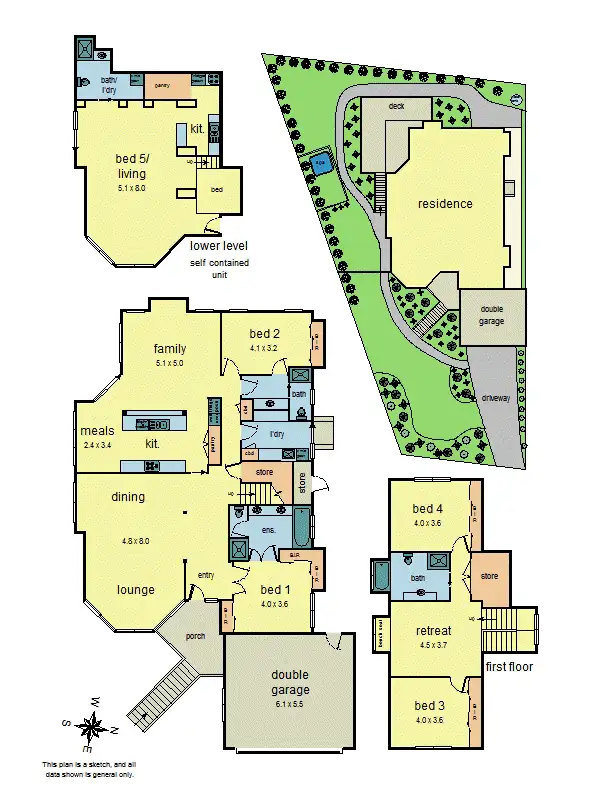 Floorplan of Homely house listing, 55 Nangathan Way, Croydon North VIC 3136