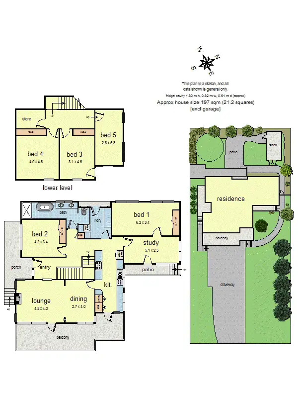 Floorplan of Homely house listing, 1 Vicki Street, Croydon VIC 3136
