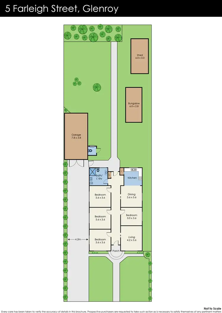 Floorplan of Homely house listing, 5 Fairleigh Street, Glenroy VIC 3046