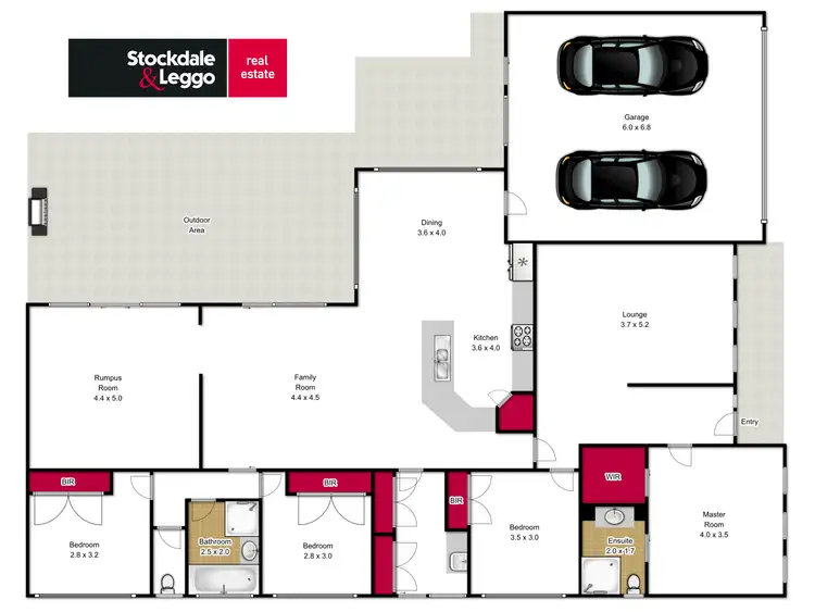 Floorplan of Homely house listing, 21 Ellavale Drive, Traralgon VIC 3844