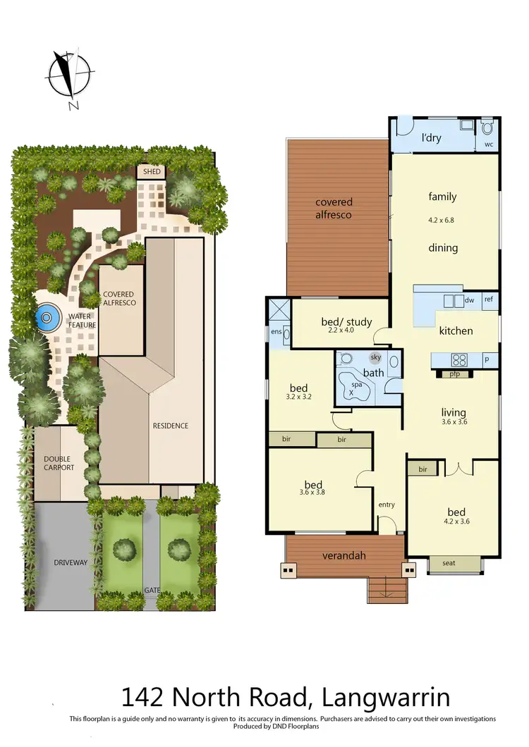Floorplan of Homely house listing, 142 North Road, Langwarrin VIC 3910