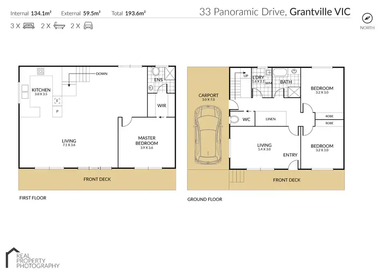 Floorplan of Homely house listing, 33 Panoramic Drive, Grantville VIC 3984