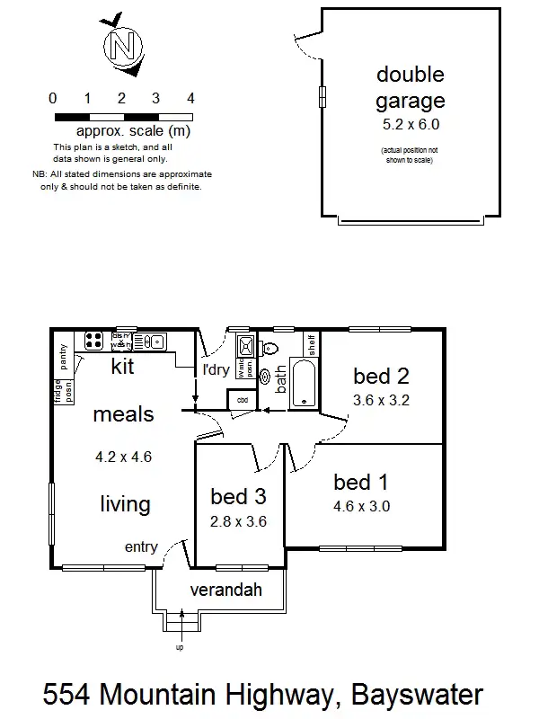Floorplan of Homely house listing, 554 Mountain Highway, Bayswater VIC 3153