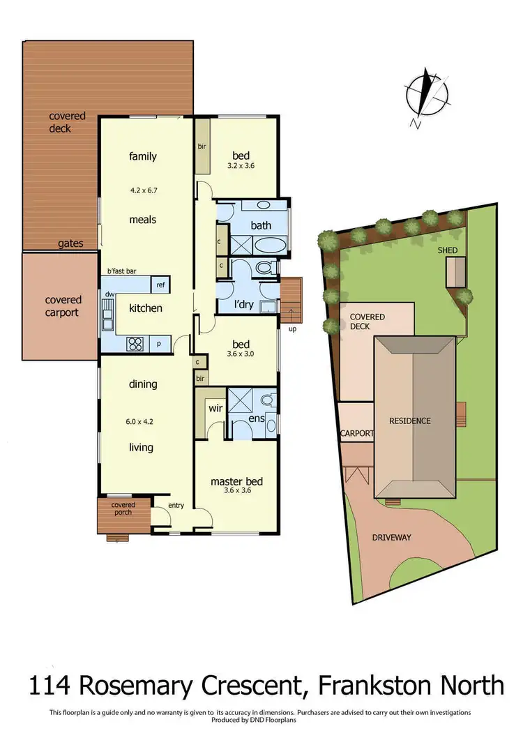 Floorplan of Homely house listing, 114 Rosemary Crescent, Frankston North VIC 3200