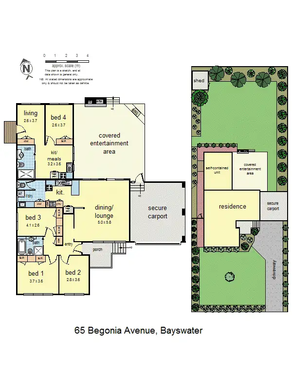 Floorplan of Homely house listing, 65 Begonia Avenue, Bayswater VIC 3153