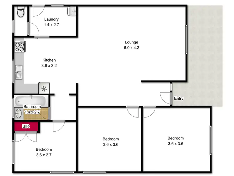 Floorplan of Homely house listing, 10 Monash Street, Morwell VIC 3840