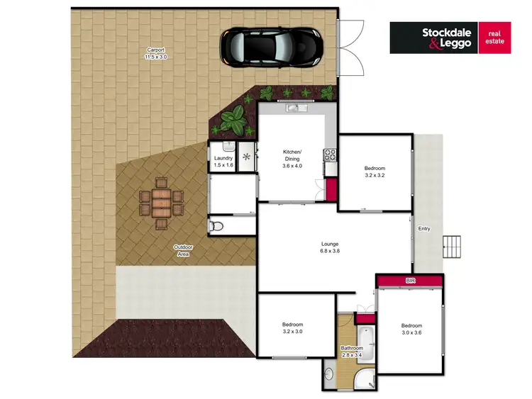 Floorplan of Homely house listing, 14 Gillies Crescent, Traralgon VIC 3844